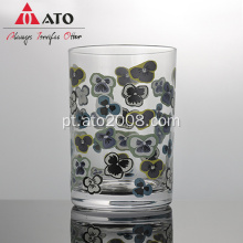 ATO Personalize suco de suco OEM Reutilable Coffee Glass Cup